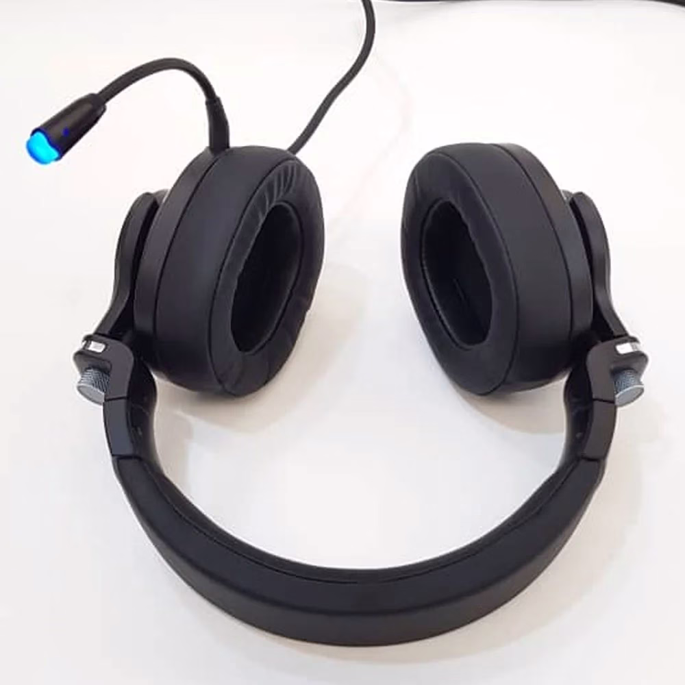 HP H500GS USB Wired Gaming Headphones, 50mm Drivers, 7 1 Stereo Bass Sound, RGB LED Lighting, Noise Isolating Over Ear Gaming Headset with Adjustable Mic, for PS5,PS4, Xbox One, PC, Black | 9AJ66AA thumbnail 2