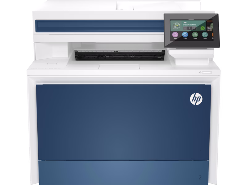 HP Color LaserJet Pro 4303dw A4 Colour Laser Multifunction Printer, Print, Copy, Scan, ADF, Duplex, Print Speed Up to 35/33 ppm, 4.3??? WLED Display, USB, Ethernet, Wi-Fi, White | 5HH65A image