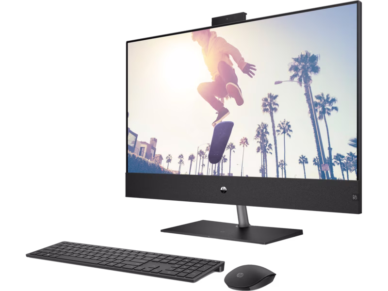 HP 32-b1033nh Pavilion 31.5 inch All-in-One Desktop PC, Core i7 13700T 13th Gen, RTX 3050 Ti (4 GB GDDR6 dedicated), 32 GB DDR4-3200 MT/s (2 x 16 GB), 1 TB PCIe NVMe, FreeDOS, Black  | A7DB1EA#BH5 thumbnail 2