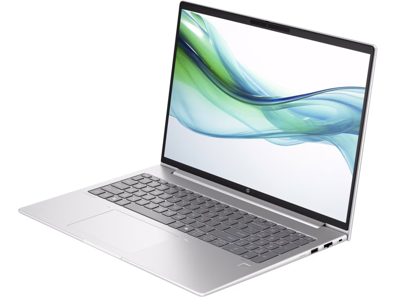 HP ProBook 460 16 inch G11 Notebook PC, Intel Core Ultra 7 155U, 512 GB NVMe SSD, 16 GB DDR5-5600 MT/s, Intel Graphics, Fingerprint sensor, Pike silver, FreeDOS | A23C9EA#BH5 image