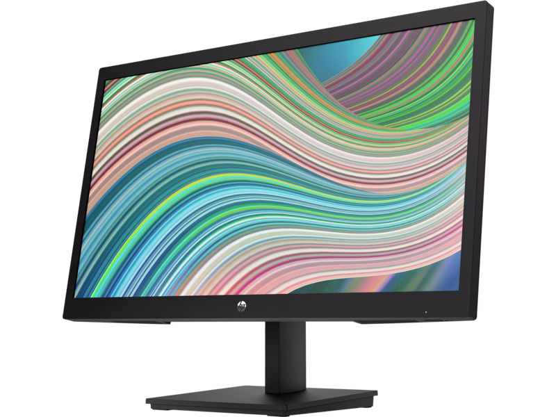 HP V22ve G5 FHD Monitor, 21.45" FHD (1920 x 1080), 5ms GtG, On-screen controls; AMD FreeSync; Low blue light mode; Anti-glare, 1x VGA & HDMI 1.4,  Black | 6D8G2AS thumbnail 2