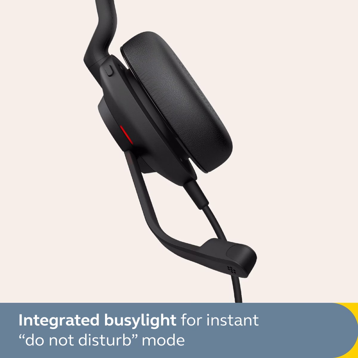 Jabra Evolve2 30 SE USB-A MS Stereo Wired Headset, USB-A Cable - MS Teams Certified, Works with All Other Platforms - Black | 23189-999-979 thumbnail 4
