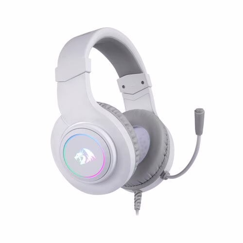 Redragon Hylas H260 RGB Gaming Headset, White | H260-W RGB thumbnail 3