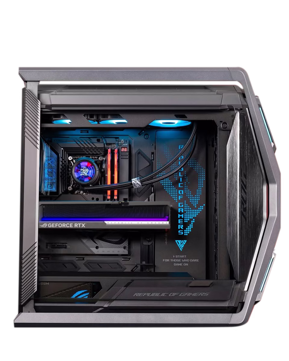 AMD 9950X3D x 5090 Astral Gaming & Creator PC, AMD Ryzen 9 9950X3D, ROG ASTRAL 5090 32GB GDDR7 OC, 64GB (2x32) 6000MTs CL30, 990 PRO 4TB NVMe, 1600W, Win 11 Pro, WiFi 7 thumbnail 2