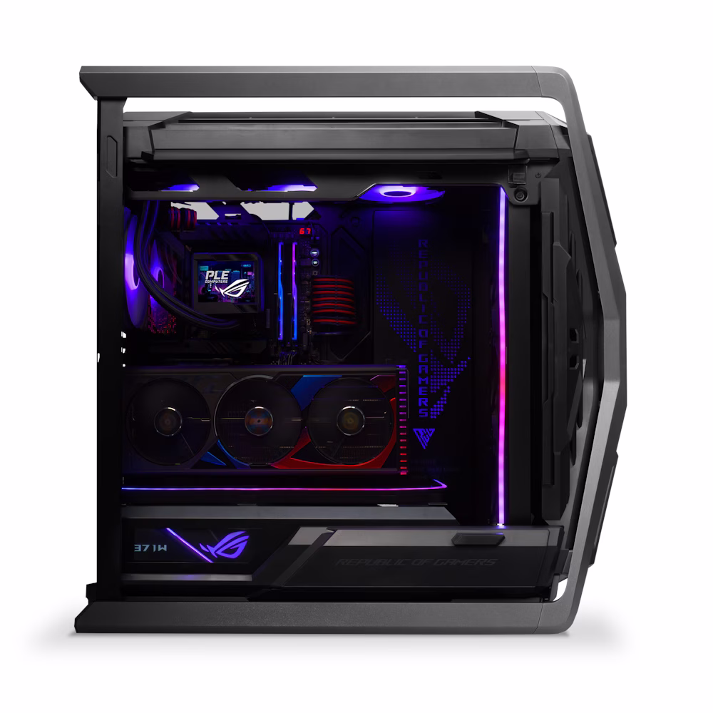 ASUS ROG CROSSHAIR X EXTREME Gaming Build, AMD Ryzen 9 7950X3D, ROG ASTRAL RTX 5080 16GB OC, 64GB (2x32GB) DDR5 6000MTs, SN850X 4TB NVMe, 1600W, Powered By ASUS thumbnail 2