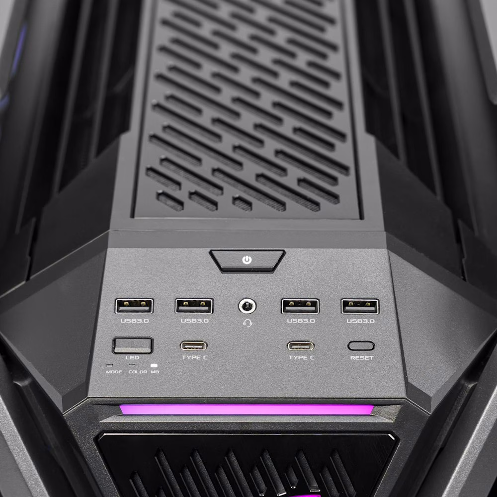 Nanotech MS Pro Optimised Custom Graphics Workstation, Core i9 14900K, RTX 4090 24GB GAMING OC, 128GB (4x32GB) DDR5,  4TB (2x 2TB) PCIe M.2 2280 SSD, ARGB 360mm AIO Liquid CPU Cooler, 1200W 80+ Platinum, WiFi + BT, 1 Year Warranty thumbnail 4