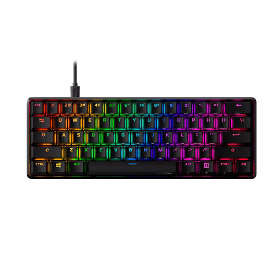 HyperX Alloy Origins Core PBT Mechanical Gaming Keyboard, Red Linear Switch, Durable PBT Keycaps, 100% Anti-Ghosting, Radiant RGB Lighting,ENG-ARB Layout, USB 2.0, For Pc, PlayStationn X Box, Black | 639N7AA#A2N – Buy Online