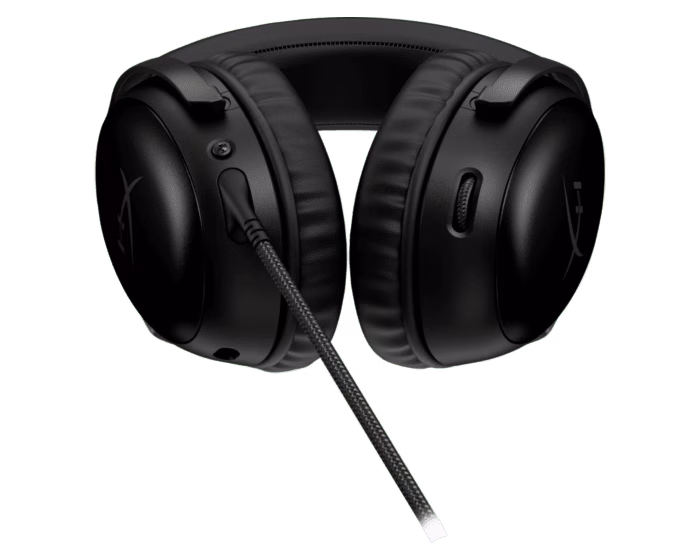 HyperX Cloud III Wired Gaming Headset, For PC / PS5 / PS4 / Xbox Series, Angled 53mm Drivers, Stereo, 10Hz-21kHz Frequency Response, Noise Cancelling, With LED Mic Mute Indicator, USB 2.0, Black | 727A8AA thumbnail 5