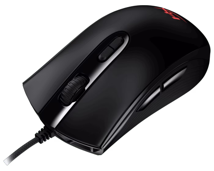 HyperX Pulsefire Core Gaming Mouse, Wired - USB-A, Solid gaming-grade optical mouse with customizable RGB lighting, DPI settings up to 6200, Pixart 3327 optical sensor, Seven programmable buttons, Black | 4P4F8AA thumbnail 5