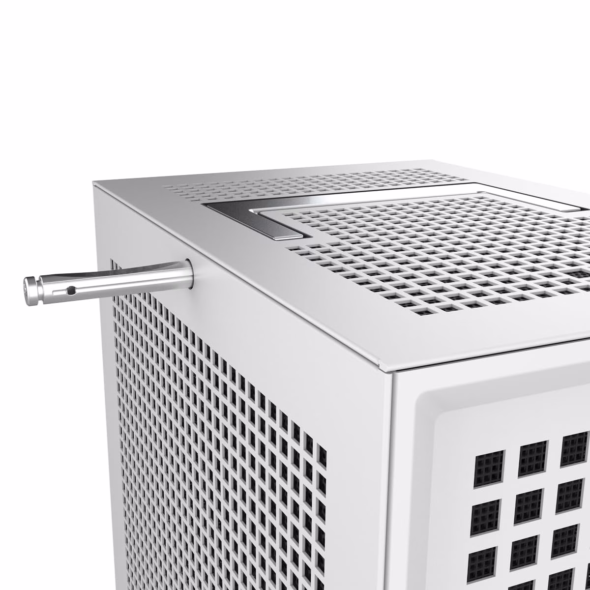 Hyte Revolt 3  Premium ITX Small Form Factor Case, Integrated handle, Upto 335mm GPU, Motherboard ITX, upto 280mm Cooler, White | CS-HYTE-REVOLT3-W thumbnail 3