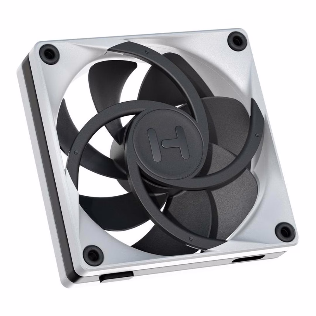 Hyte THICC FP12 Digital Processor Cooling, 120mm Case Fan With Nexus Portal NP50, 120x120x32mm, LCP fan blades, 3,000 RPM, Zero RPM Fan Mode, Nexus Link | FAN-HYTE-FP12-BW-3NP thumbnail 3