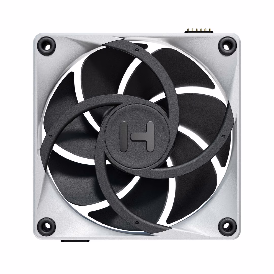 Hyte THICC FP12 Digital Processor Cooling, 120mm Case Fan With Nexus Portal NP50, 120x120x32mm, LCP fan blades, 3,000 RPM, Zero RPM Fan Mode, Nexus Link | FAN-HYTE-FP12-BW-3NP thumbnail 4