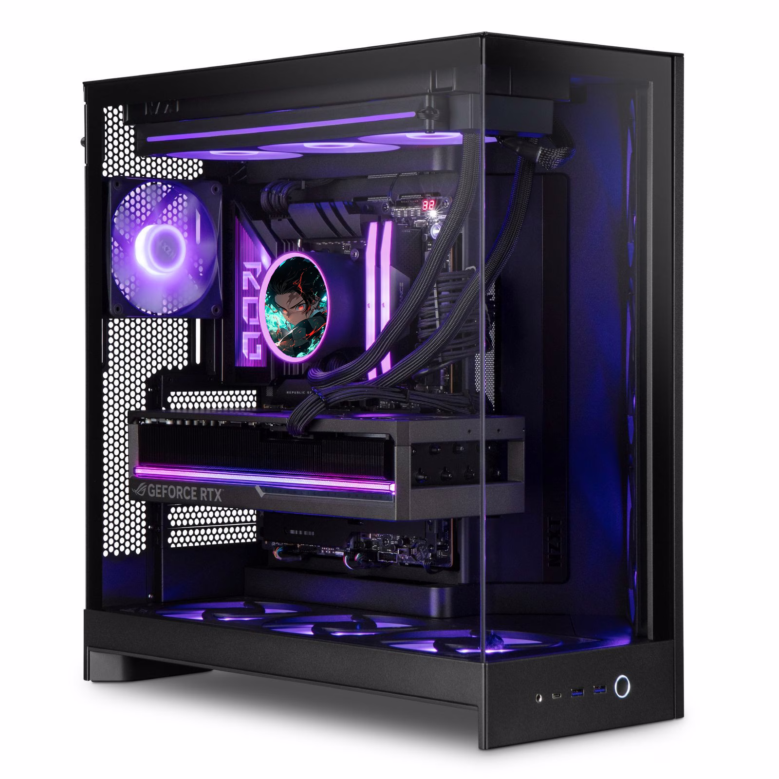 Gaming PC ROG Flagship Gaming & Content Creation PC: AMD Ryzen 9 9950X3D, ASUS ROG ASTRAL 5090 OC, 64GB DDR5 6000MT/s, 2TB Gen5 SSD, 1200W Platinum III – Buy Online