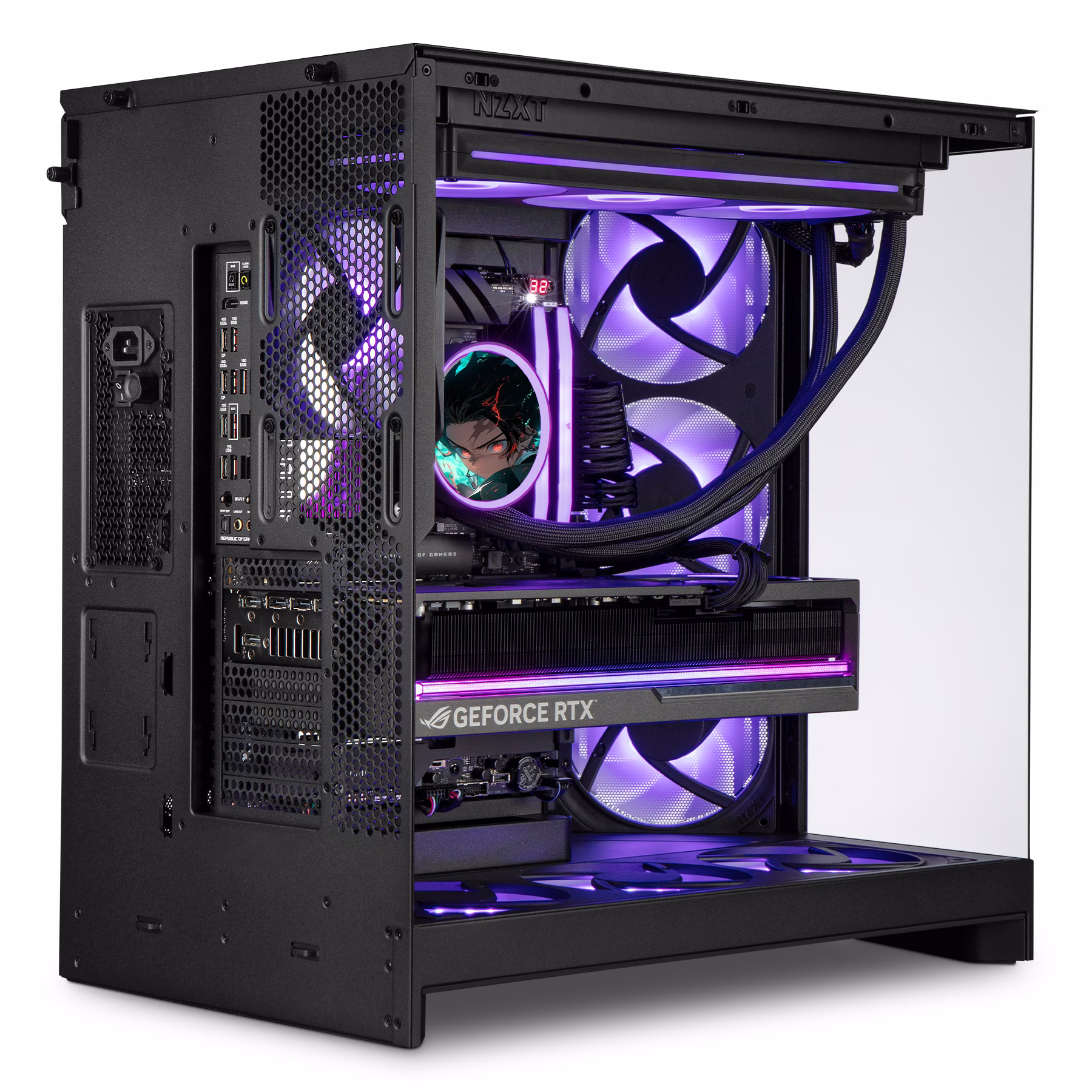 Gaming PC ROG Flagship Gaming & Content Creation PC: AMD Ryzen 9 9950X3D, ASUS ROG ASTRAL 5090 OC, 64GB DDR5 6000MT/s, 2TB Gen5 SSD, 1200W Platinum III thumbnail 4