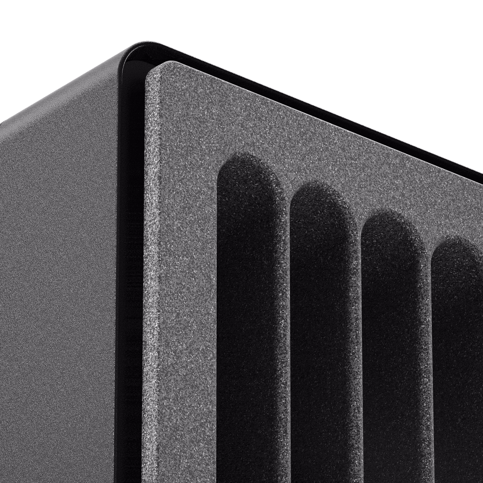 HAVN BF 360 Flow Black Mid-Tower Computer Case, Dual 180mm FDB Fans, GPU Air Guide Ramp, E-ATX Support, 360mm AIO Support thumbnail 3