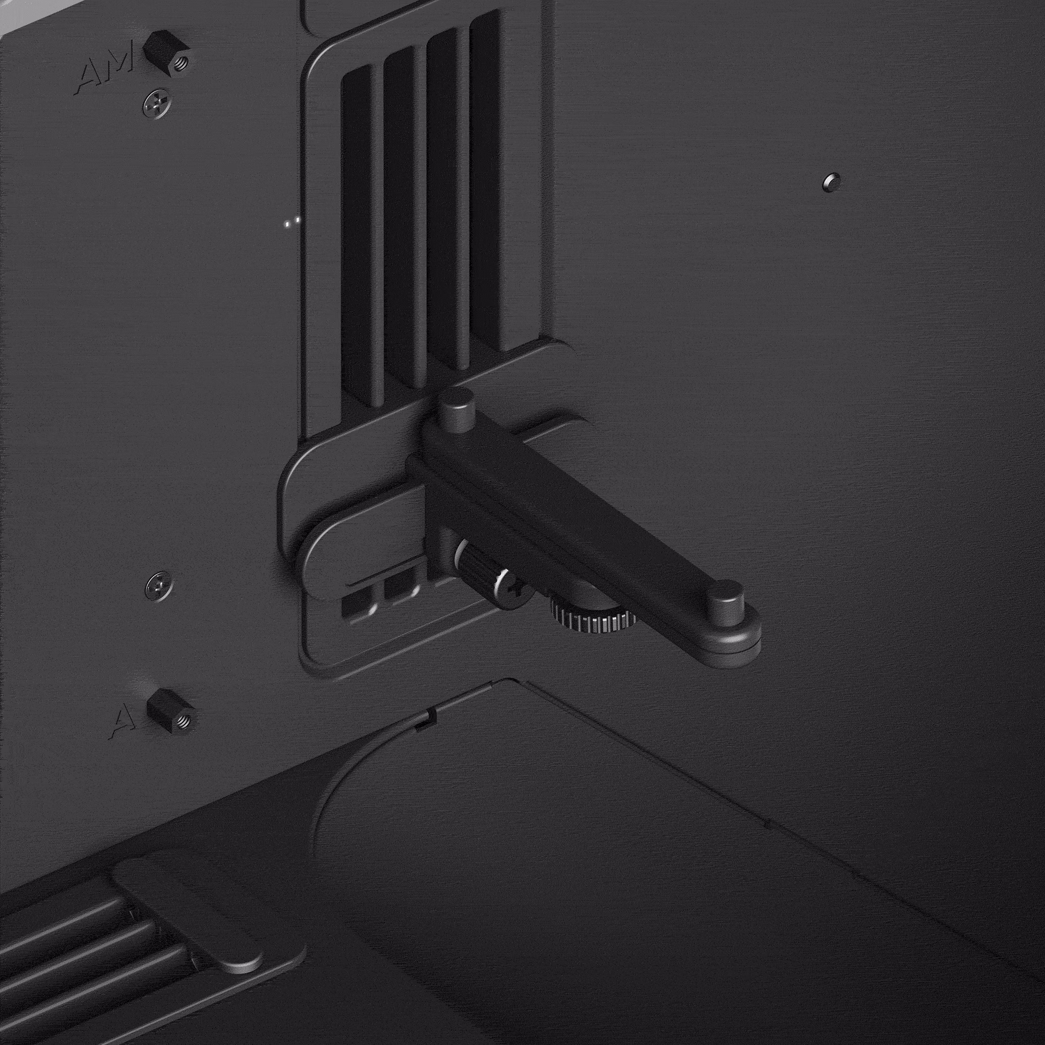 HAVN BF 360 Flow Black Mid-Tower Computer Case, Dual 180mm FDB Fans, GPU Air Guide Ramp, E-ATX Support, 360mm AIO Support thumbnail 5