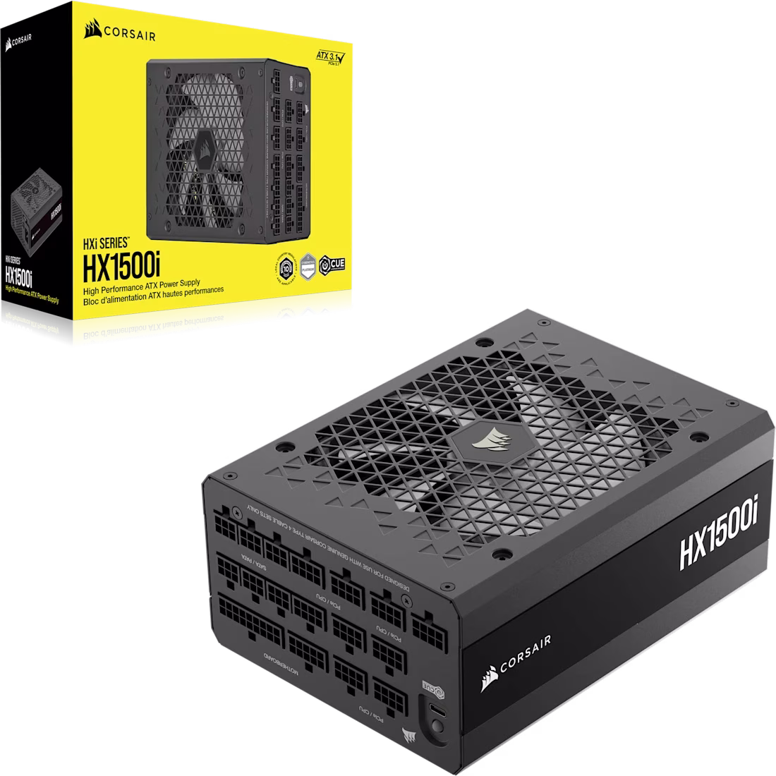 Corsair HX1500i Fully Modular Ultra-Low Noise Platinum ATX 1500 Watt PC Power Supply | CP-9020309-UK – Buy Online