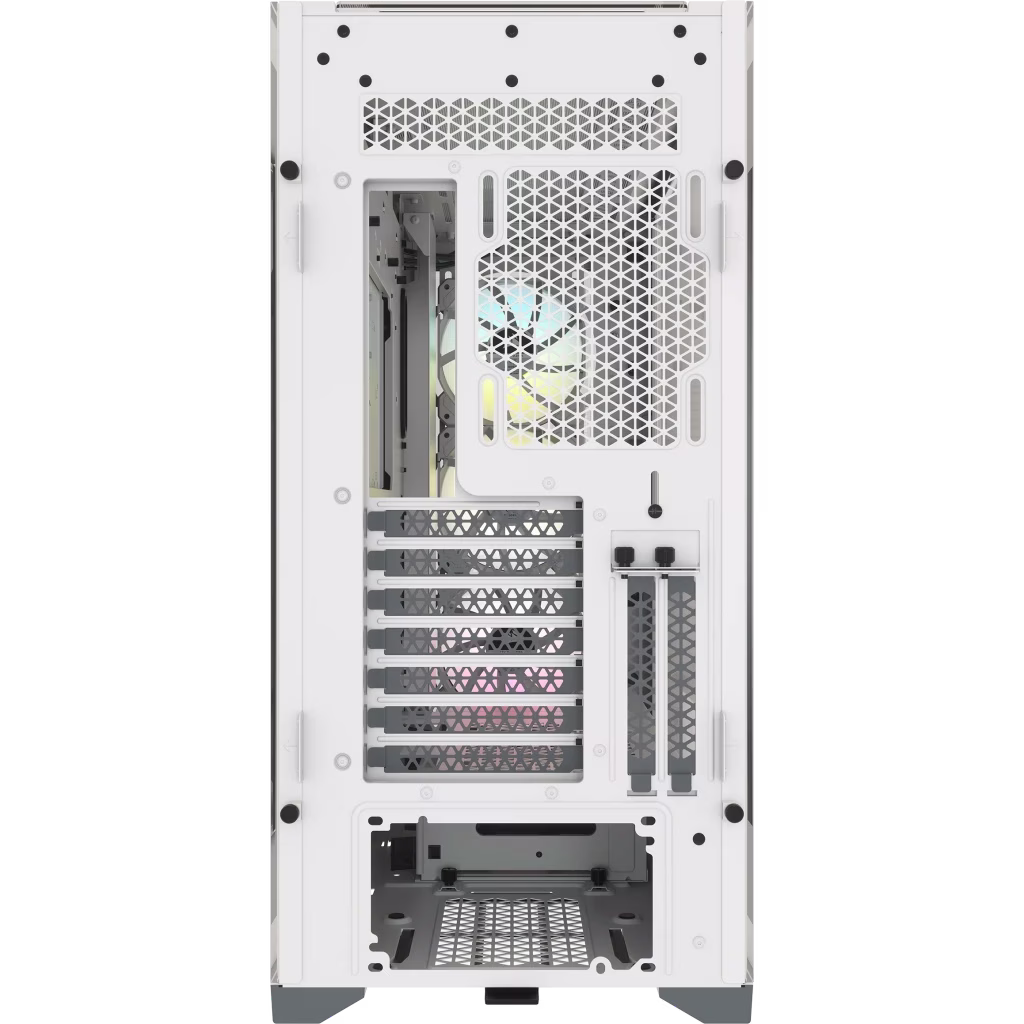 Corsair iCUE 5000X RGB Tempered Glass Mid-Tower ATX PC Smart Case, Motherboard Support Upto E-ATX, Fits up to 10x 120mm, 6x Drive Bays, 9x Expansion Slots, White |  CC-9011213-WW thumbnail 8