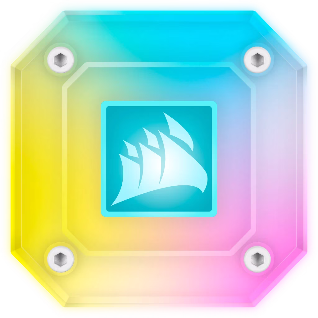 Corsair iCUE H100i ELITE CAPELLIX Liquid CPU Cooler, low-noise cooling for your CPU, with a 240mm radiator, 2x CORSAIR ML120 RGB PWM fans, White | CW-9060050-WW thumbnail 4