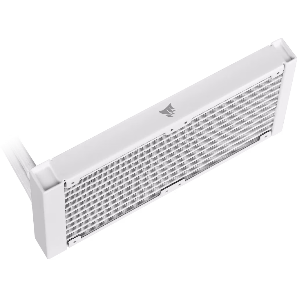 Corsair iCUE H100i ELITE CAPELLIX Liquid CPU Cooler, low-noise cooling for your CPU, with a 240mm radiator, 2x CORSAIR ML120 RGB PWM fans, White | CW-9060050-WW thumbnail 5