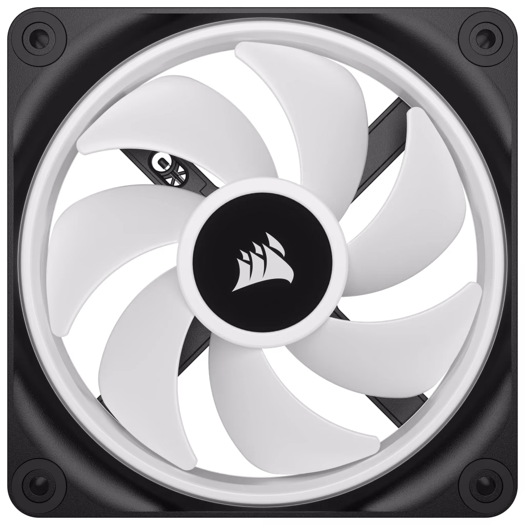 Corsair iCUE LINK QX120 RGB 120mm PWM PC Fan Expansion Kit, 400 - 2400 RPM, Black | CO-9051001-WW thumbnail 4