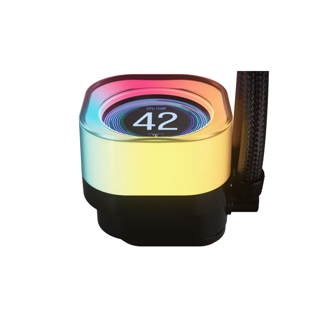 CORSAIR iCUE LINK Titan 360 RX LCD CPU Liquid Cooler, 360mm AIO, Intel LGA 1851/1700, AMD AM5/AM4, iCUE LINK System Hub Included, Black | CW-9061023-WW thumbnail 3