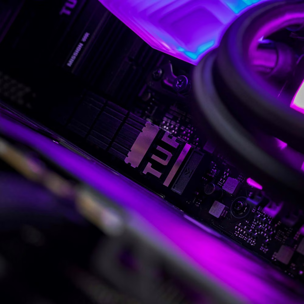 AMD x TUF Gaming PC, AMD Ryzen 7 7800X3D, TUF GAMING RTX 5060 Ti OC Edition 16GB, 32GB (2x16GB) DDR5 6000Mhz, 1TB NVMe, Liquid Cooler, WiFi thumbnail 2