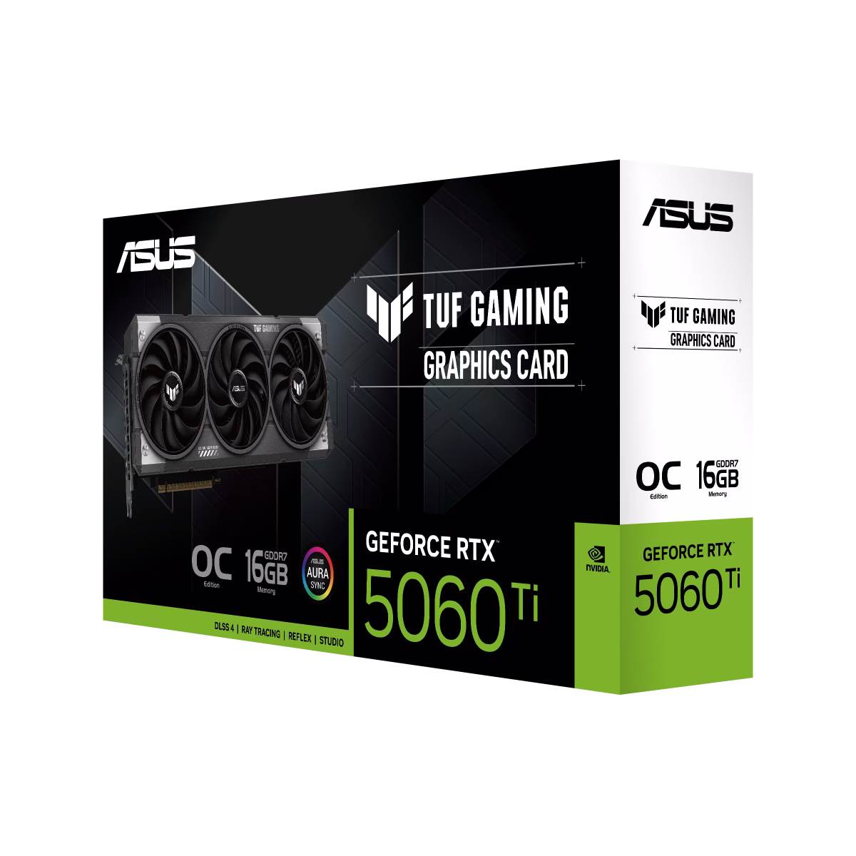 Asus GeForce RTX 5060 Ti TUF Gaming OC 16GB GDDR7 PCI-Express Graphics Card, Boost Clock: 2692 MHz, Memory 16GB 28000MHz GDDR7, Cuda Cores: 4608, VR Ready, PhysX/CUDA Enabled, NVIDIA Blackwell 2.0, 4nm Process, Real-Time Ray Tracing, DLSS 4. | 90YV0MG0-M0NA00 thumbnail 2