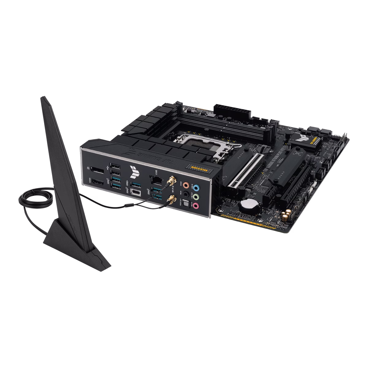 ASUS TUF Gaming B760M-PLUS WIFI D4 LGA1700 mATX Motherboard, 4x DDR4 DIMM /128GB Max Memory, Wi-Fi 6 / BT 5.2 / 2.5Gb ETH, PCIe 5.0, 2 x M.2, USB 3.2 Type-C / Thunderbolt, HDMI / DP | 90MB1DG0-M0EAY0 thumbnail 4