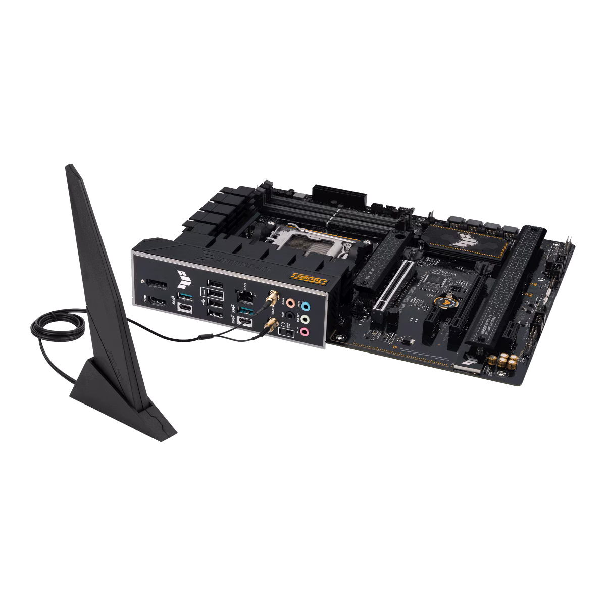 Asus Tuf Gaming B650-Plus Wifi DDR5 ATX Motherboard, AMD Socket AM5, B650 Chipset, 2.5Gb Ethernet, Bluetooth, WiFi 6E 6GHz, Max 128GB 4xDIMM Memory, PCIe 4.0x16, 3xM.2 Slot | 90MB1BZ0-M0EAY0 thumbnail 2