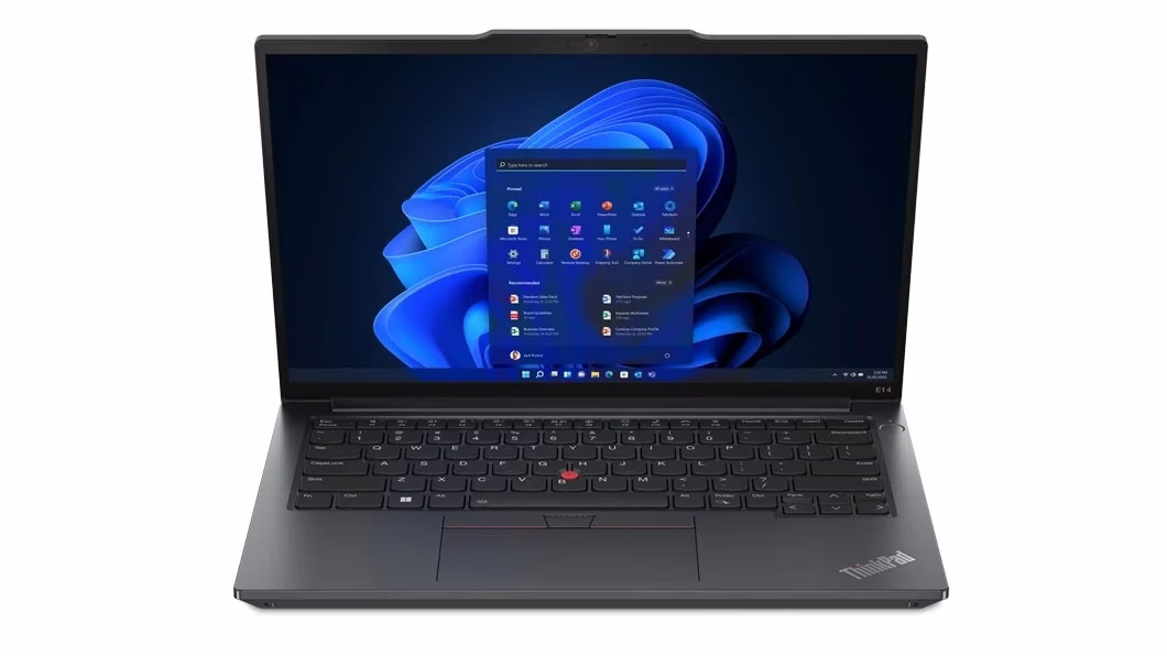 Lenovo ThinkPad E14 Gen5 i7-1355U, 8GB DDR4, 512GB SSD, Integrated Intel Iris Xe Graphics, 14.0??? WUXGA IPS 300nits, KYB English UK, Fingerprint Reader, No OS, 1Yr ??? 21JK0021GP thumbnail 3