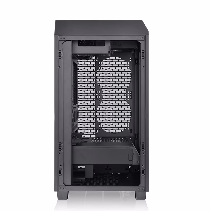 Thermaltake The Tower 200 Mini Computer Case, SPCC+Tempered Glass Material, Supports Up to 280mm Radiator, Up to 4 Fans Support, Removable Dust Filter-Black thumbnail 2