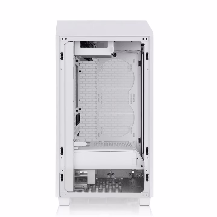 Thermaltake The Tower 200 Mini Computer Case, SPCC+Tempered Glass Material, Supports Up to 280mm Radiator, Up to 4 Fans Support, Removable Dust Filter-White thumbnail 5