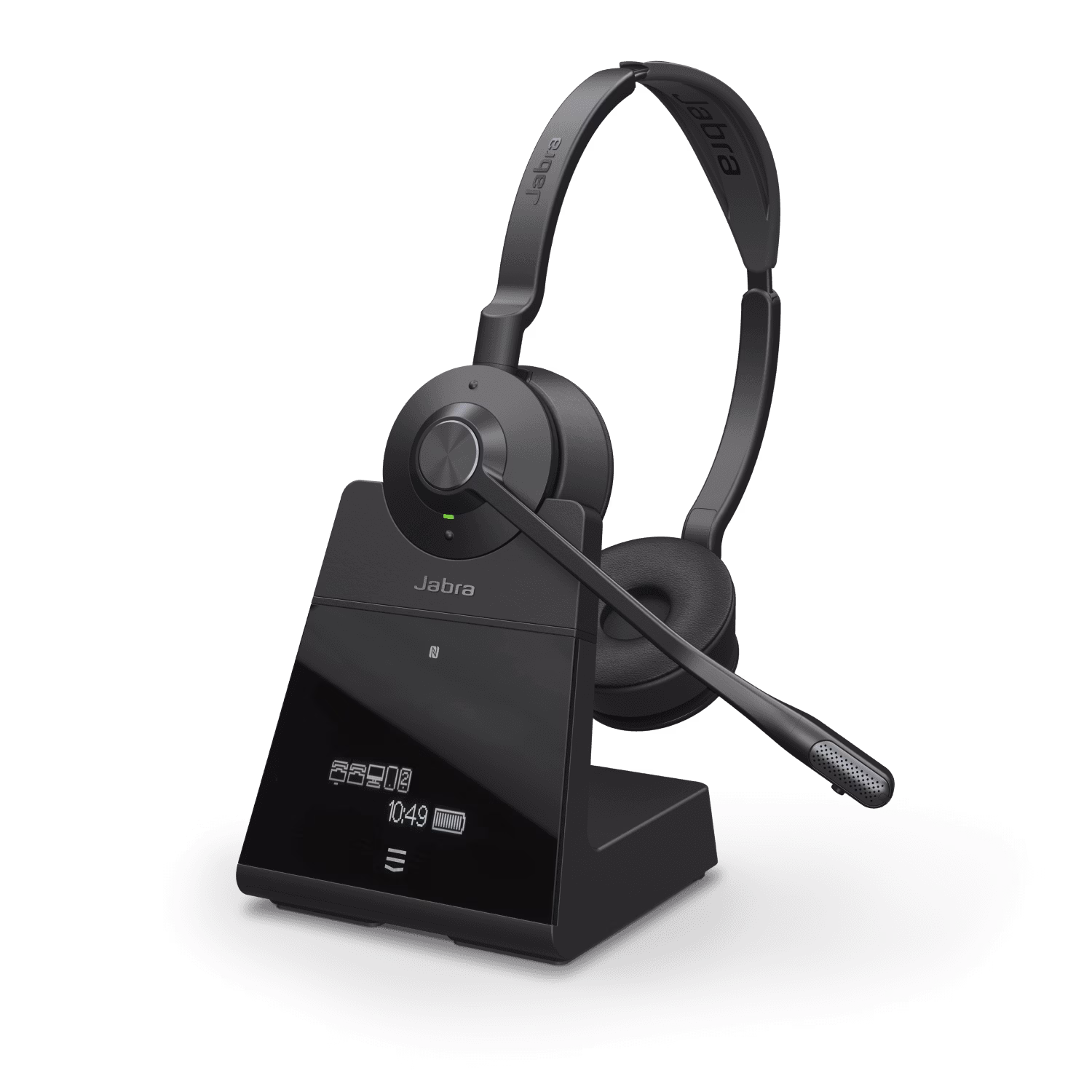 Jabra Engage 75 Stereo Wireless DECT Headset, Skype For Business Certified Wireless Headphones with Advanced Noise Cancellation for Deskphones and Softphones  | 9559-583-117 – Buy Online