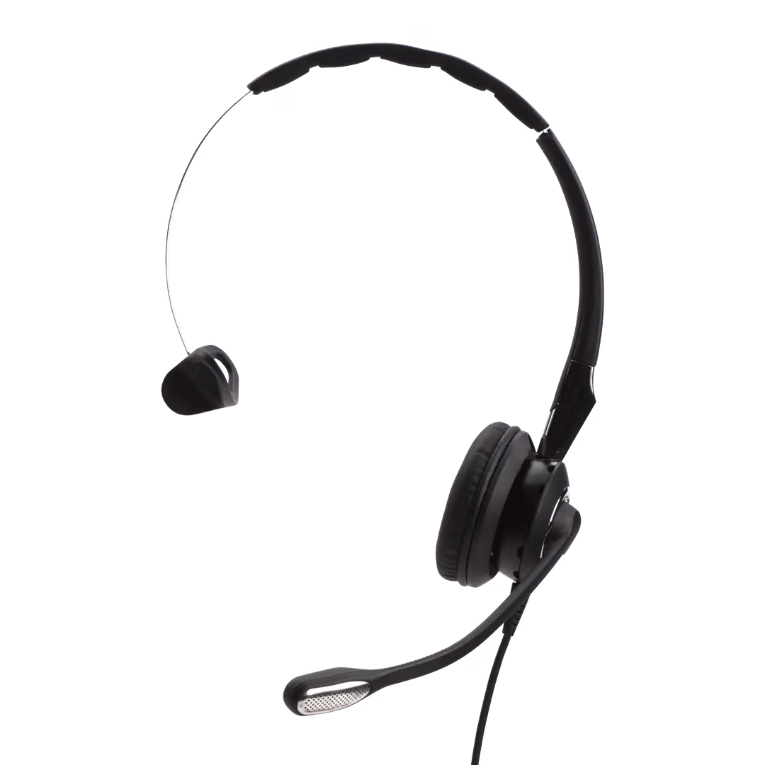 Jabra Biz 2400 II USB-A CC MS On-Ear Mono Headset - Microsoft Skype for Business Certified Noise-cancelling Corded Headphone with HD Voice and Programmable Controller, 2496-823-309 – Buy Online