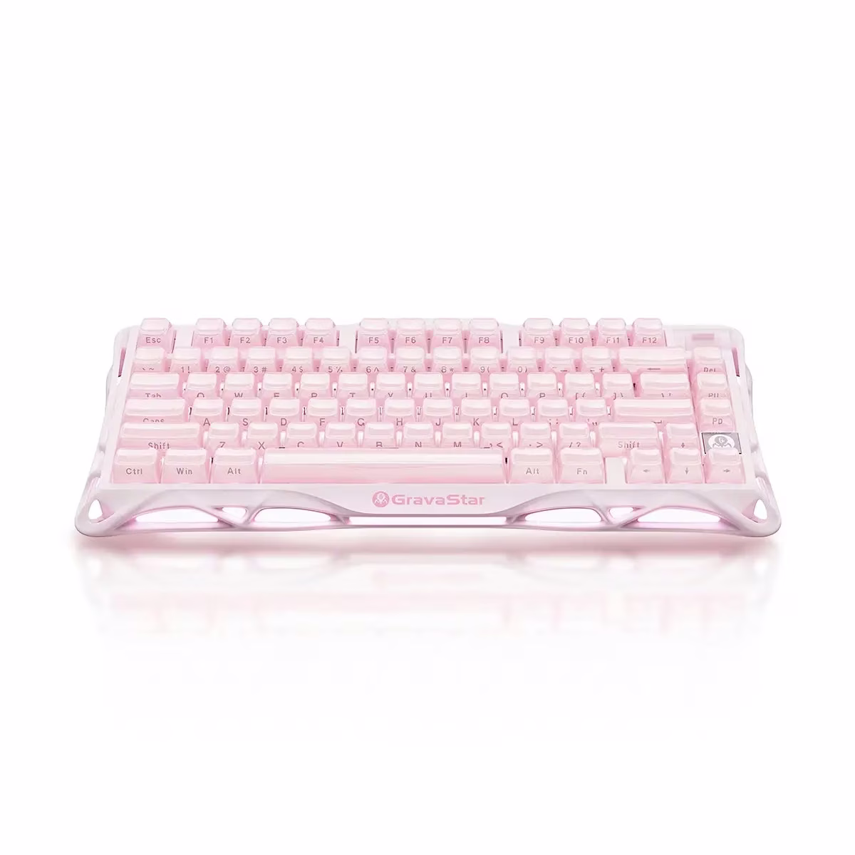 GravaStar Sakura Pink Special Edition Gaming Set: Mercury M1 Pro Mouse & Mercury K1 Mechanical Keyboard, Sakura Pink thumbnail 2
