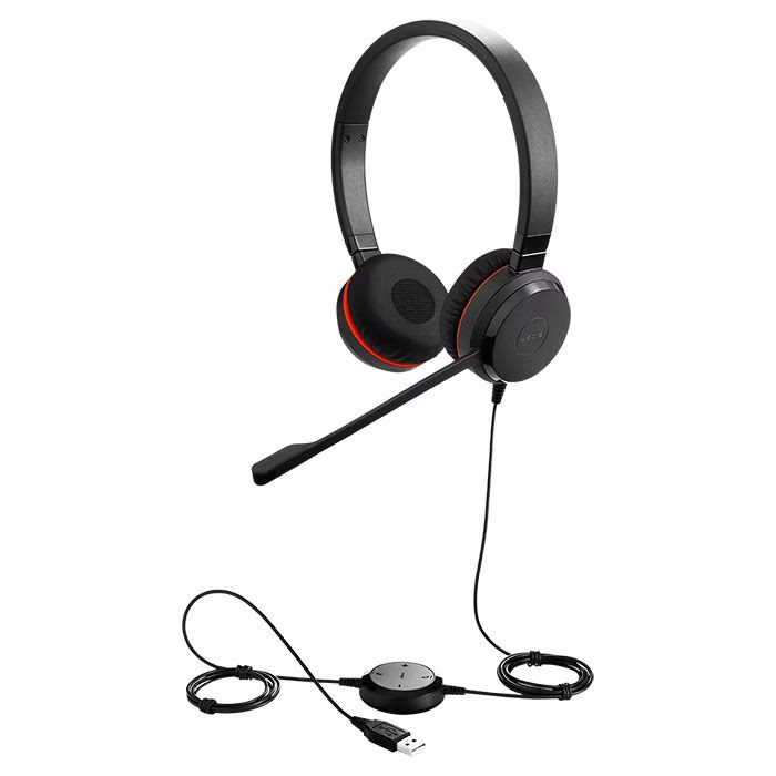 Jabra Evolve 20 MS Stereo MS Special Edition USB-A Stereo On-Ear Binaural headset, Ultimate Noise Cancellation Microphone, Black |4999-823-309 thumbnail 5