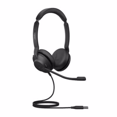 Jabra Evolve2 30 SE Wired Mono Noise Cancelling Headset - Features 2-Microphone Call Technology and USB-C Cable - MS Teams Certified, Works with All Other Platforms - Black| 23189-899-879 thumbnail 2