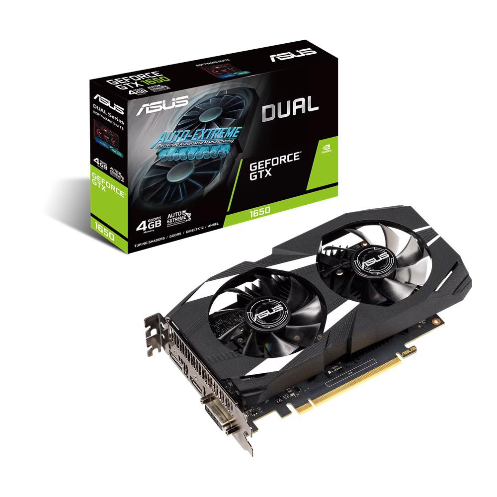 ASUS GeForce GTX 1650 4GB GDDR5 Graphics Gaming Card | 90YV0CV3-M0NA00 thumbnail 3
