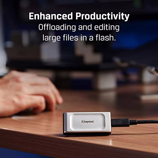 KINGSTON PORTABLE SSD 500GB 2000MB/S USB C, XS2000, High Performance Portable SSD, With USB-C, Pocket-Sized, USB 3.2  thumbnail 5