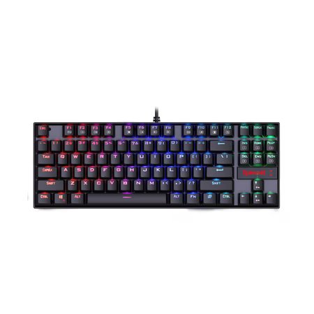Redragon Kumara K552-RGB Compact 87 Keys RGB Backlit Mechanical Gaming Keyboard - Blue Switch | K552RGB-2 image