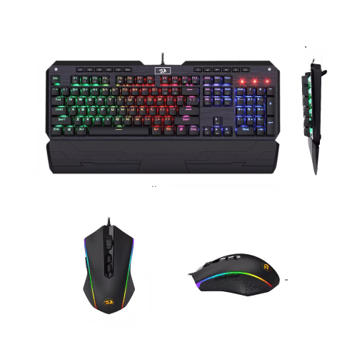 Redragon  K552-RGB-BA-1 mechanical gaming keyboard and mouse combo wired rgb led backlit 60% with arrow key keyboard & 7200 dpi mouse for windows pc gamers (tenkeyless keyboard mouse set) thumbnail 2