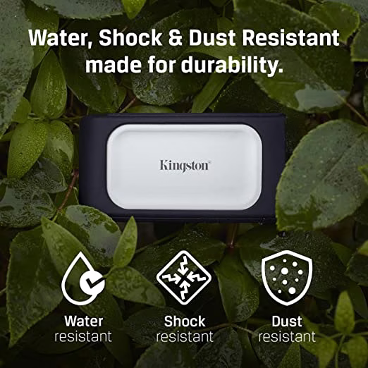 KINGSTON PORTABLE SSD 500GB 2000MB/S USB C, XS2000, High Performance Portable SSD, With USB-C, Pocket-Sized, USB 3.2  thumbnail 2