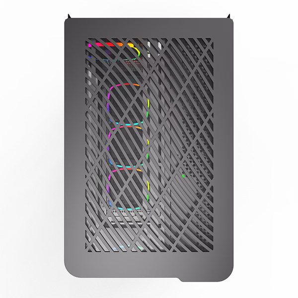 Montech KING 95 PRO Middle Tower Case, Duo Airflow Modes ( Turbo Mesh Mode & Elegant Glass Mode ), SPCC/Tempered glass, 4x120mm ARGB PWM Fans, Type-Cx1/USB3.0x2/Mic/Audiox1/LED Buttons | King 95 Pro Black thumbnail 5