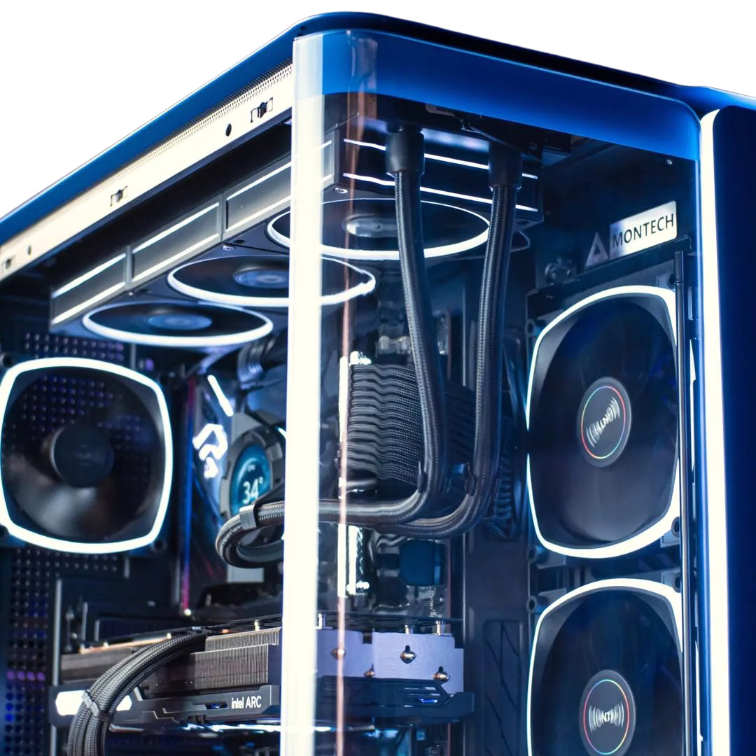 Blue High-End Gaming PC Powered By ASUS (AMD 9700X Ryzen 7, 32GB RAM, RTX 4080 SUPER GPU) thumbnail 4