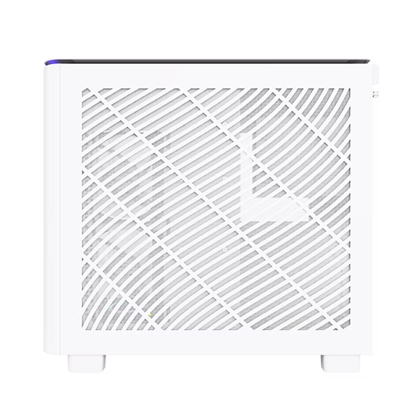 Montech KING 95 PRO Middle Tower Case, Duo Airflow Modes ( Turbo Mesh Mode & Elegant Glass Mode ), SPCC/Tempered glass, 4x120mm ARGB PWM Fans, Type-Cx1/USB3.0x2/Mic/Audiox1/LED Buttons, White | KING 95 PRO thumbnail 5