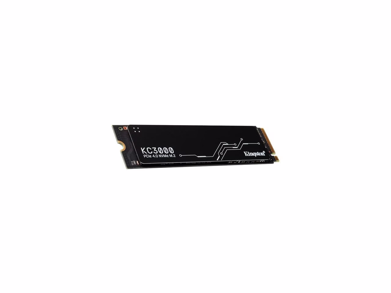 Kingston KC3000 2TB M.2 2280 Internal SSD, Up to 7000MB/s Read &Write Speed, PCIe 4.0 x4 NVMe 3D TLC, 1.6PBW Terabytes, Heatsink, Low Profile, Black | SKC3000D/2048G thumbnail 3