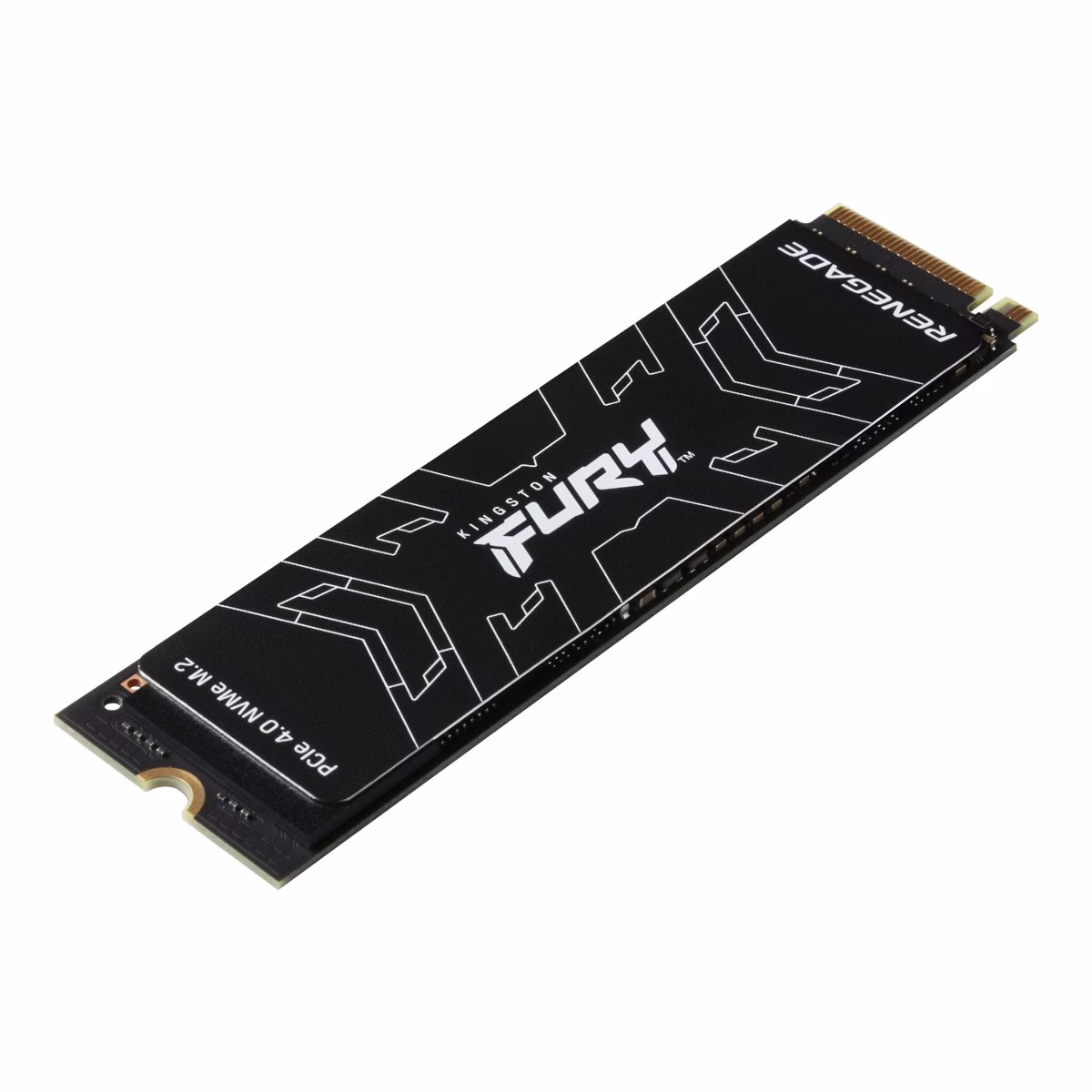 Kingston Fury Renegade 4TB Internal Gaming SSD, PCIe Gen 4.0 NVMe, M.2 2280, Up to 7300 MB/s, 7000MB/s Write, TLC Nand, Double Sided | SFYRD/4000G thumbnail 2
