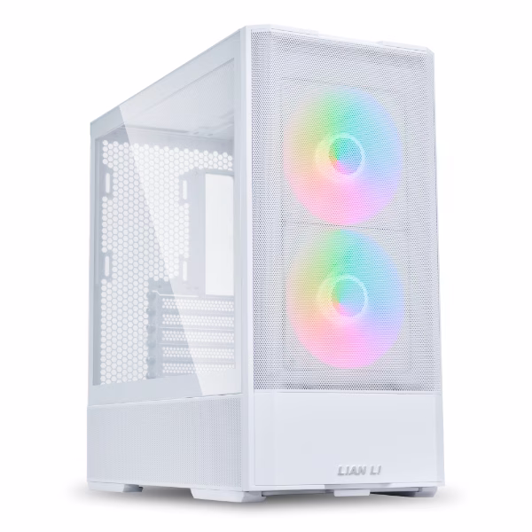 Lian Li Lancool 207 Mid Tower Case, 2x 140mm & 2x 120mm Pre-Installed Fan, Up to 360mm Radiator & 8x Fan Support, Steel & 4mm Tempered Glass Support, White | G99.LAN207RW.00 – Buy Online