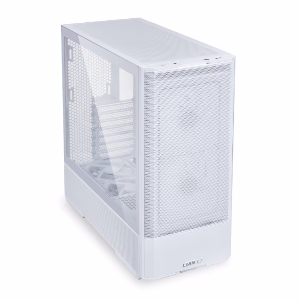 Lian Li Lancool 207 Mid Tower Case, 2x 140mm & 2x 120mm Pre-Installed Fan, Up to 360mm Radiator & 8x Fan Support, Steel & 4mm Tempered Glass Support, White | G99.LAN207RW.00 thumbnail 2